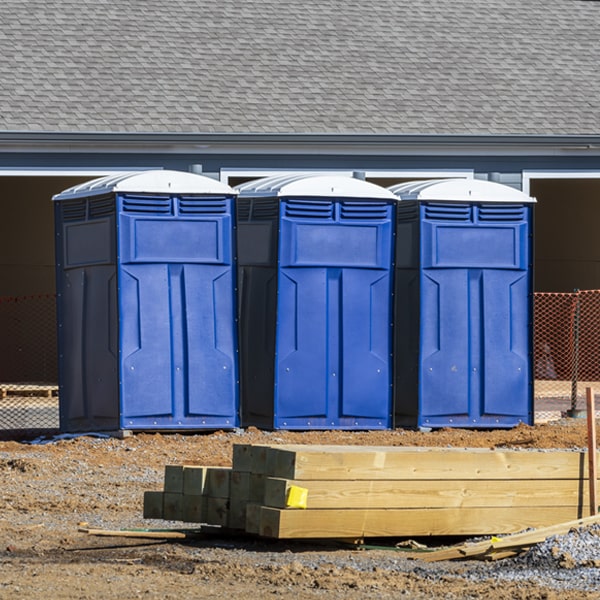 are there any restrictions on what items can be disposed of in the portable toilets in Dogue VA